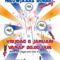 Nieuwjaarsreceptie op vrijdag 6 januari