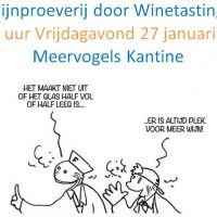 Wijnproeverij 27 januari 2017