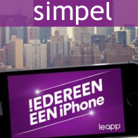 Wie gun jij een iPhone met abonnement van Simpel?