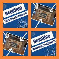 Deadline spandoek 20 oktober